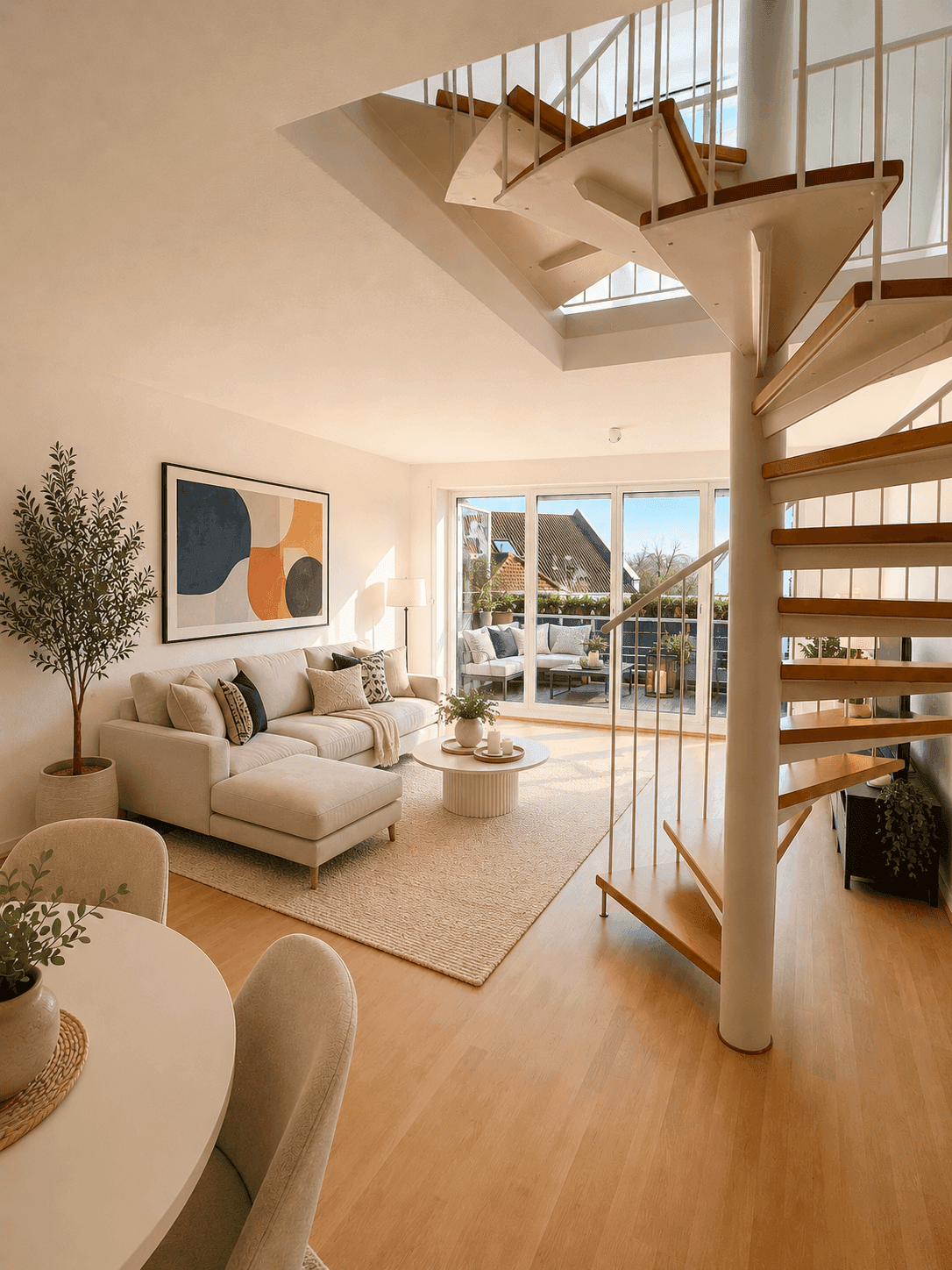 Modernes Wohnen lichtdurchflutete Maisonette mit 2 Balkonen und Tiefgarage Objekt 2756, Ditzingen, 71254